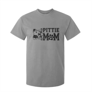 Pittie Mom T Shirt For Kid Funny Gift For Pitbull Lover TS12 Sport Gray Print Your Wear