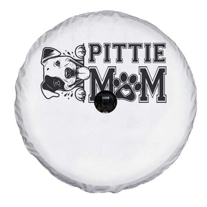 Pittie Mom Spare Tire Cover Funny Gift For Pitbull Lover TS12 Print Your Wear