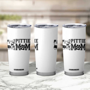 Pittie Mom Tumbler Cup Funny Gift For Pitbull Lover TS12 Print Your Wear