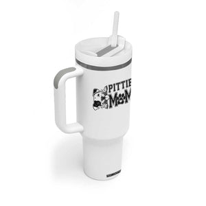 Pittie Mom Tumbler With Handle Funny Gift For Pitbull Lover TS12 Print Your Wear