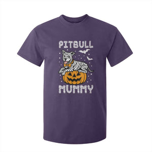 Halloween Dog Lover T Shirt For Kid Funny Pitbull Mummy TS12 Purple Print Your Wear