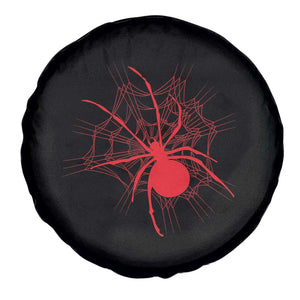 Red Black Widow Spider Spare Tire Cover Gothic Spider Web Vintage Horror Gift TS12 Print Your Wear