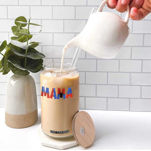 Spooky Mama Spider Web Glass Can Cute Halloween Mom Gift TS12 Print Your Wear