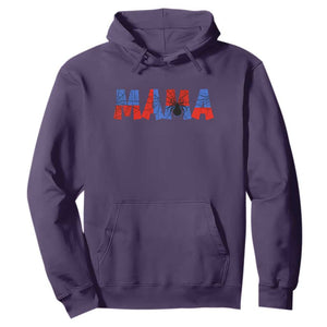 Spooky Mama Spider Web Hoodie Cute Halloween Mom Gift