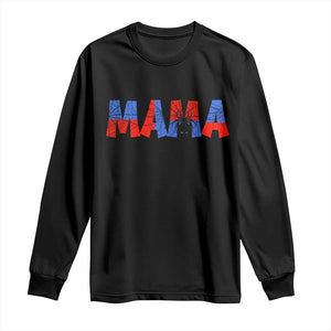 Spooky Mama Spider Web Long Sleeve Shirt Cute Halloween Mom Gift