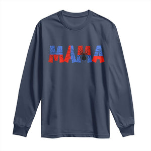 Spooky Mama Spider Web Long Sleeve Shirt Cute Halloween Mom Gift