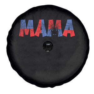 Spooky Mama Spider Web Spare Tire Cover Cute Halloween Mom Gift TS12 Print Your Wear