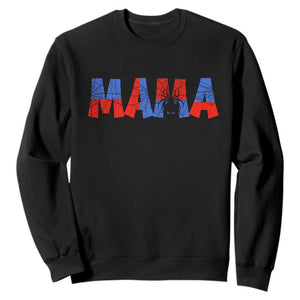 Spooky Mama Spider Web Sweatshirt Cute Halloween Mom Gift