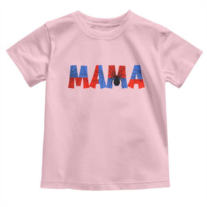 Spooky Mama Spider Web Toddler T Shirt Cute Halloween Mom Gift