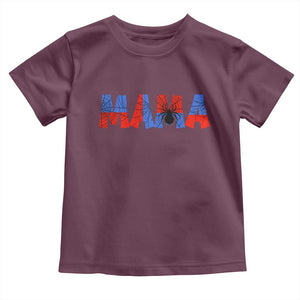 Spooky Mama Spider Web Toddler T Shirt Cute Halloween Mom Gift