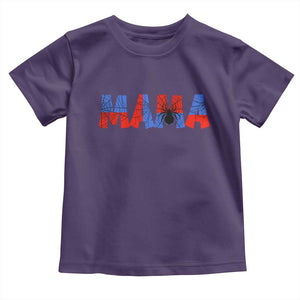 Spooky Mama Spider Web Toddler T Shirt Cute Halloween Mom Gift