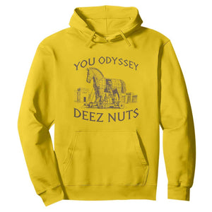 Funny You Odyssey Deez Nuts Trojan Horse Hoodie Ancient Greek History Meme Humor Gift