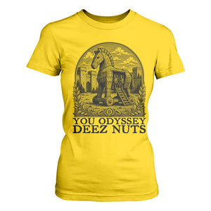 Funny You Odyssey Deez Nuts Trojan Horse T Shirt For Women Ancient Greek History Gift