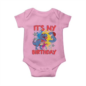 Dino Spider Its My 3rd Birthday Baby Onesie Dinosaur Gift For Boys