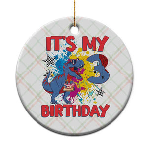 Dino Spider Its My 3rd Birthday Ceramic Ornament Dinosaur Gift For Boys