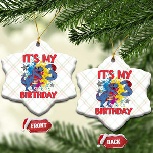 Dino Spider Its My 3rd Birthday Ceramic Ornament Dinosaur Gift For Boys