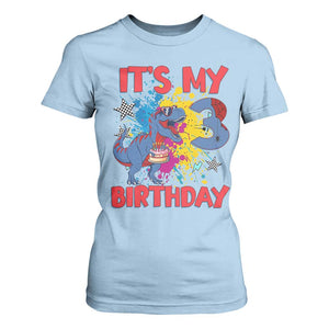 Dino Spider Its My 3rd Birthday T Shirt For Women Dinosaur Gift For Boys
