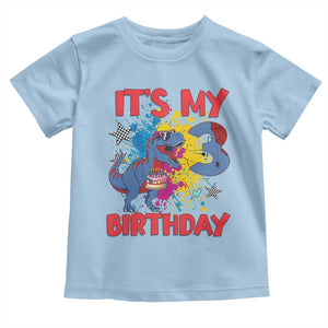 Dino Spider Its My 3rd Birthday Toddler T Shirt Dinosaur Gift For Boys