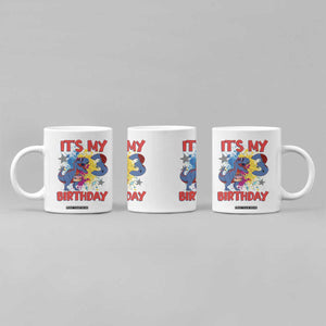 Dino Spider Its My 3rd Birthday Coffee Mug Dinosaur Gift For Boys TS12 Print Your Wear