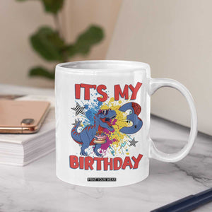Dino Spider Its My 3rd Birthday Coffee Mug Dinosaur Gift For Boys TS12 Print Your Wear