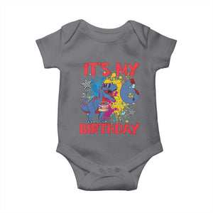 Dino Spider Its My 6th Birthday Baby Onesie Dinosaur Gift For Boys
