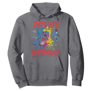 Dino Spider Its My 6th Birthday Hoodie Dinosaur Gift For Boys