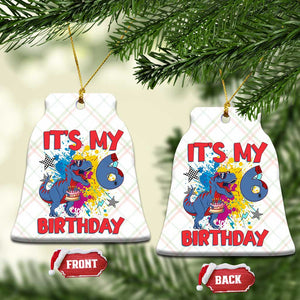 Dino Spider Its My 6th Birthday Ceramic Ornament Dinosaur Gift For Boys