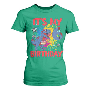 Dino Spider Its My 6th Birthday T Shirt For Women Dinosaur Gift For Boys