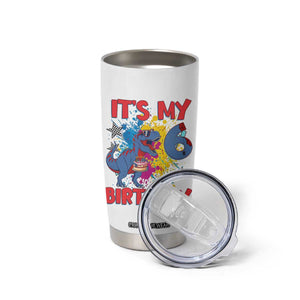 Dino Spider Its My 6th Birthday Tumbler Cup Dinosaur Gift For Boys TS12 Print Your Wear