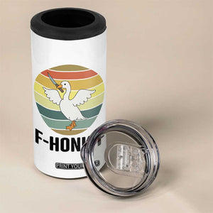 F Honk F Goose With Knife 4 in 1 Can Cooler Tumbler Funny Chaotic Meme Gift TS12 Print Your Wear