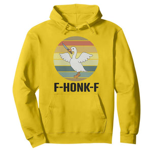F Honk F Goose With Knife Hoodie Funny Chaotic Meme Gift TS12 Daisy Print Your Wear