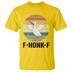 F Honk F Goose With Knife T Shirt Funny Chaotic Meme Gift TS12 Daisy Print Your Wear