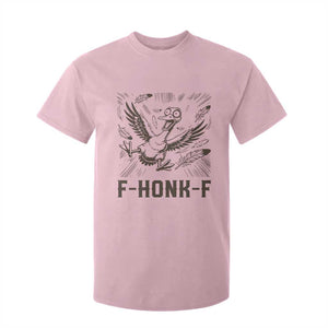 F Honk F Goose Lover T Shirt For Kid Funny Silly Chaotic Gift TS12 Light Pink Print Your Wear