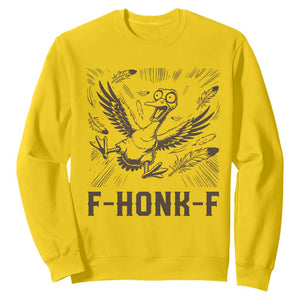 F Honk F Goose Lover Sweatshirt Funny Silly Chaotic Gift TS12 Daisy Print Your Wear