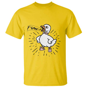 F Caw F Grumpy Goose T Shirt Funny Attitude Meme Gift TS12 Daisy Print Your Wear