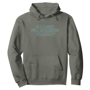 In A World Full Of Darkness Be A Light Hoodie Christmas Quote Gift TS12 Military Green Print Your Wear
