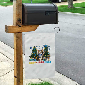 Happy Chrismukkah Garden Flag Funny Christmas Hanukkah Cat Lover Gift TS12 Print Your Wear