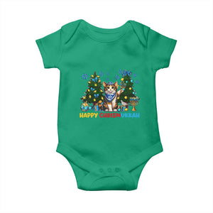 Happy Chrismukkah Baby Onesie Funny Christmas Hanukkah Cat Lover Gift TS12 Irish Green Print Your Wear