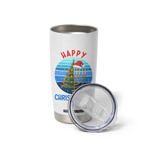 Happy Chrismukkah Tumbler Cup Menorah Candle Christmas Tree Holiday Jewish Gift TS12 Print Your Wear