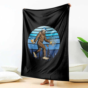 Funny Christmas Hanukkah Bigfoot Lover Throw Blanket Jewish Holiday Gift TS12 Print Your Wear