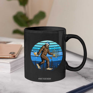Funny Christmas Hanukkah Bigfoot Lover Coffee Mug Jewish Holiday Gift TS12 Print Your Wear