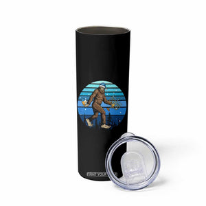 Funny Christmas Hanukkah Bigfoot Lover Skinny Tumbler Jewish Holiday Gift TS12 Print Your Wear