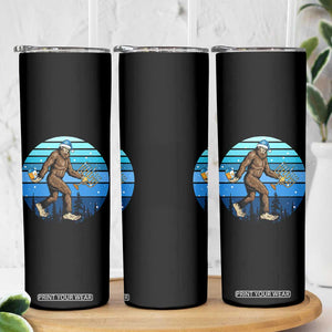 Funny Christmas Hanukkah Bigfoot Lover Skinny Tumbler Jewish Holiday Gift TS12 Print Your Wear