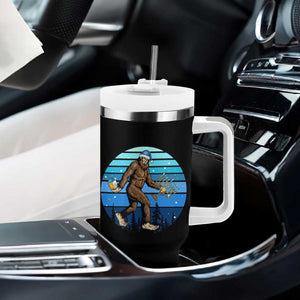 Funny Christmas Hanukkah Bigfoot Lover Tumbler With Handle Jewish Holiday Gift TS12 Print Your Wear