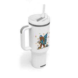 Funny Hanukkah Bigfoot Lover Jewish Holiday Gift Tumbler With Handle TS12 Print Your Wear