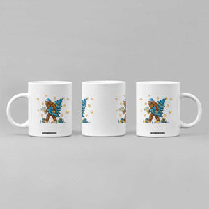 Funny Hanukkah Bigfoot Lover Jewish Holiday Gift Coffee Mug TS12 Print Your Wear