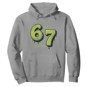 Six Seven Meme Tennis Lover Hoodie Gen Alpha Slang Gift TS12 Sport Gray Print Your Wear