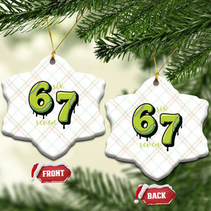 Six Seven Meme Tennis Lover Ceramic Ornament Gen Alpha Slang Gift TS12 Print Your Wear