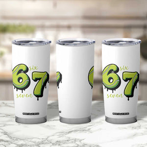 Six Seven Meme Tennis Lover Tumbler Cup Gen Alpha Slang Gift TS12 Print Your Wear