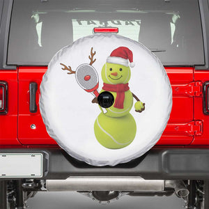 Funny Christmas Tennis Snowman Spare Tire Cover Tennis Lover Gift TS12 Black Print Your Wear